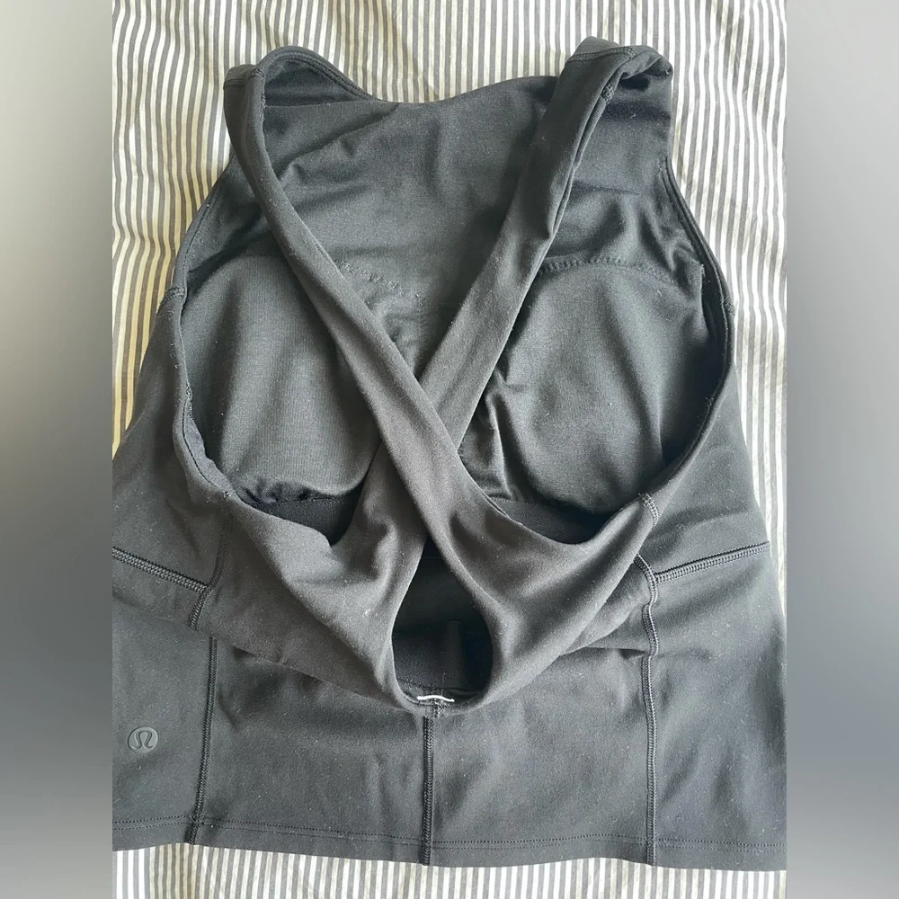 lululemon athletica Black Tank Top